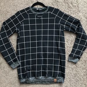 Beau Hudson Adult Grid Print Sweatshirt